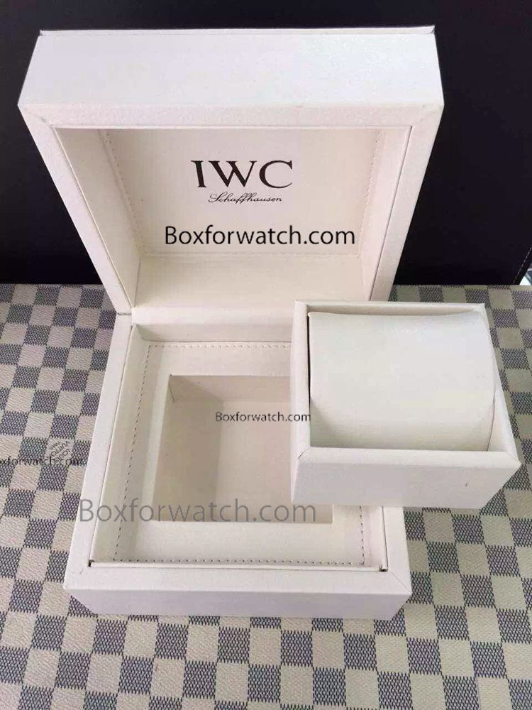 Replica IWC Watch Box Wholesale / IWC White Leather Case